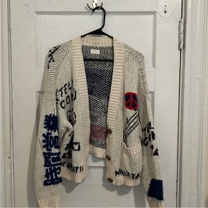 MOTHER Graphic Cardigan
